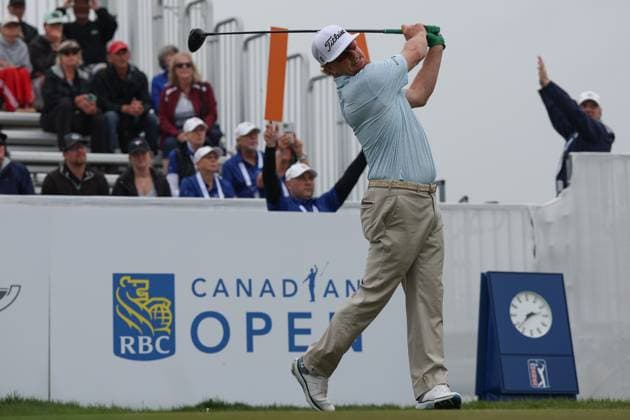 PGA, Golf Herren 2025: RBC Canadian Open, Round 1 Jun 05 June 05, 2025: Danny Willett tees off during the first round of the RBC Canadian Open held at TPC Toronto at Osprey Valley in Caledon, Ontario, Canada. Daniel Lea CSM (Credit Image: Â Daniel Lea Cal Media) Caledon Canada EDITORIAL USE ONLY Copyright: xx ZUMA-20250605_zma_c04_021.jpg DanielxLeax csmphotothree390058