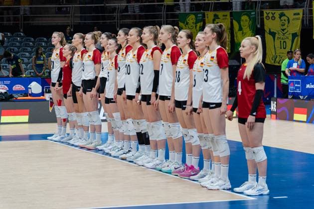 Germany vs Italy RIO DE JANEIRO, RJ - 05.06.2025: GERMANY VS ITALY - Italy& 39;s women& 39;s volleyball team wins in a tie break against Germany on the second day of the VNL, at Maracanazinho in Rio de Janeiro, RJ, this Thursday (05). (Photo: Letycia Miller Fotoarena) x2749664x  LetyciaxMiller