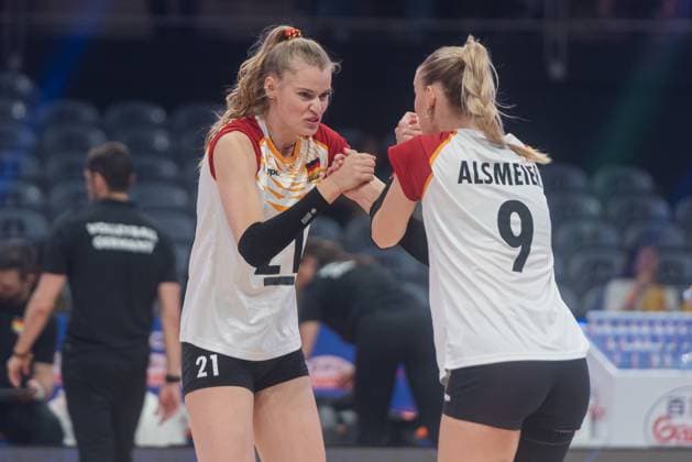 Germany vs Italy RIO DE JANEIRO, RJ - 05.06.2025: GERMANY VS ITALY - Italy& 39;s women& 39;s volleyball team wins in a tie break against Germany on the second day of the VNL, at Maracanazinho in Rio de Janeiro, RJ, this Thursday (05). (Photo: Letycia Miller Fotoarena) x2749665x  LetyciaxMiller