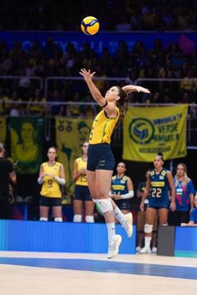 Brazil x United States RIO DE JANEIRO, RJ - 05.06.2025: BRAZIL X UNITED STATES - Brazil beats the United States 3-0 on the second day of VNL, at Maracanazinho in Rio de Janeiro, RJ, this Thursday (05). (Photo: Letycia Miller Fotoarena) x2749715x  LetyciaxMiller