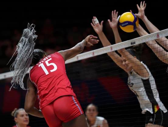 Volleyball, Women, Nations League, France - Belgium