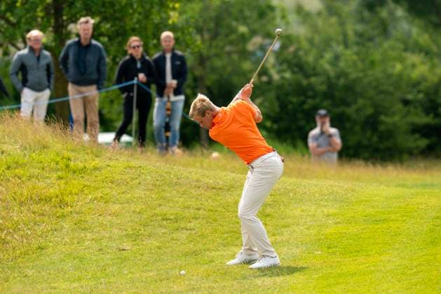 2025-06-06 KLM OPEN 2025 AMSTERDAM, THE NETHERLANDS - JUNE 6: Scott Woltering of The Netherlands during Round 2 of the KLM Open 2025, DP World Tour at The International on June 6, 2025 in Amsterdam, The Netherlands. Amsterdam The International The Netherlands Content not available for redistribution in The Netherlands directly or indirectly through any third parties. Copyright: xHenkxSeppenx