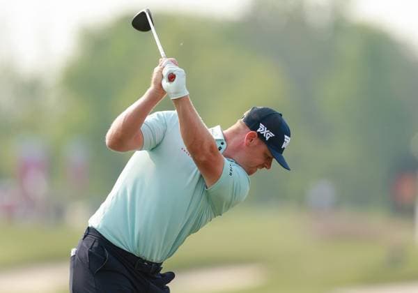 RBC Canadian Open 2025 at TPC Toronto at Osprey Valley CALEDON, ONTARIO - JUNE 06: Patrick Fishburn of Ogden, Utah hits from the 5th tee during the second round of the RBC Canadian Open 2025 at TPC Toronto at Osprey Valley on June 06, 2025 in Caledon, Ontario, Canada. Caledon Ontario United States  Copyright: xAmyxLemusx originalFilename:lemus-rbccanad250606_npjqY.jpg