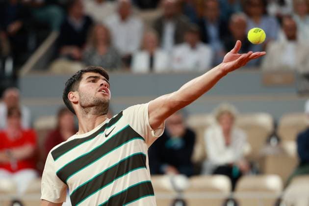 Carlos Alcaraz ESP Tennis French Open 2025 Roland Garros Paris France June 6, 2025 Copyright: xJuergenxHasenkopfx