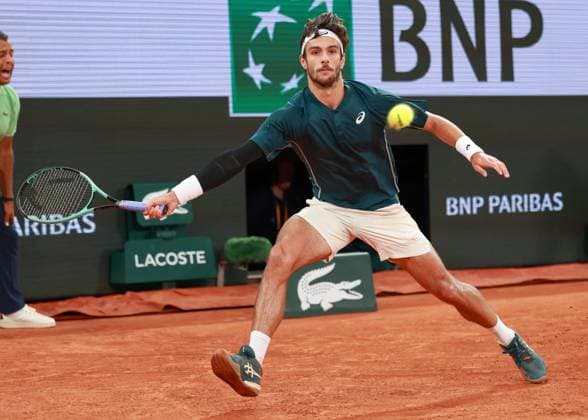 Lorenzo Musetti ITA Tennis French Open 2025 Roland Garros Paris France June 6, 2025 Copyright: xJuergenxHasenkopfx