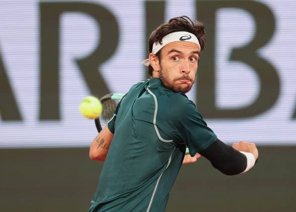 Lorenzo Musetti ITA Tennis French Open 2025 Roland Garros Paris France June 6, 2025 Copyright: xJuergenxHasenkopfx