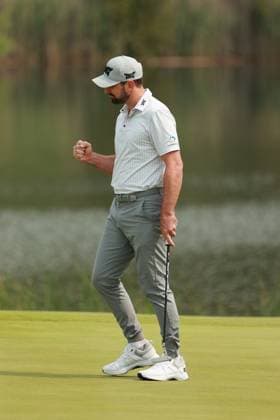 RBC Canadian Open CALEDON, ONTARIO-JUNE 6 Cristobal Del Solar of Chile reacts after his eagle on the 18th green during the second round of the RBC Canadian Open at TPC Toronto at Osprey Valley in Caledon, Ontario, Canada on Friday, June 6, 2025. Caledon Ontario United States  Copyright: xJorgexLemusx originalFilename:lemus-rbccanad250606_npGvx.jpg