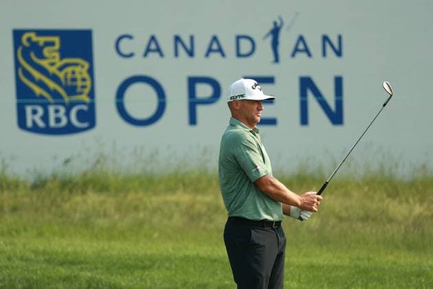 RBC Canadian Open CALEDON, ONTARIO-JUNE 6 Alex Noren of Sweden plays shot toward the 18th green during the second round of the RBC Canadian Open at TPC Toronto at Osprey Valley in Caledon, Ontario, Canada on Friday, June 6, 2025. Caledon Ontario United States  Copyright: xJorgexLemusx originalFilename:lemus-rbccanad250606_nppc8.jpg