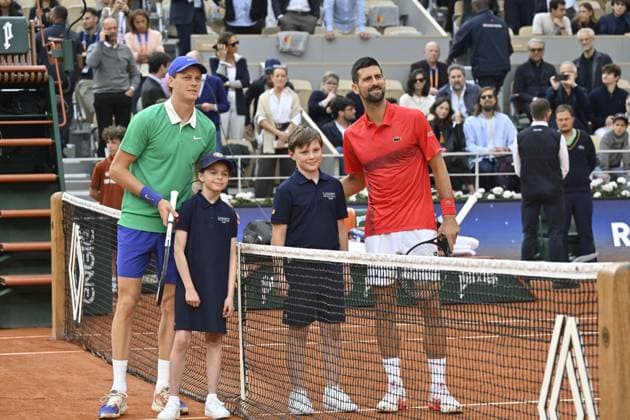 Tennis, French Open, Jannik Sinner - Novak Djokovic