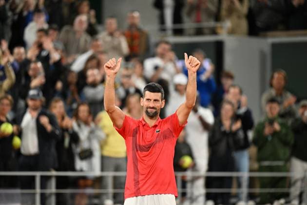 2025 Roland-Garros - Day 13 PARIS, FRANCE - JUNE 06: Serbia s Novak Djokovic is seen after competing against Italy s Jannik Sinner (not seen) during his men s singles semi-final match on day 13 of the French Open tennis tournament on Court Philippe-Chatrier at the Roland-Garros Complex in Paris on June 6, 2025. Mustafa Yalcin Anadolu Paris France. Editorial use only. Please get in touch for any other usage.  Copyright: x2025xAnadoluxMustafaxYalcinx