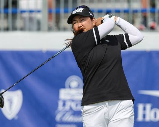LPGA, Golf Damen 2025: ShopRite LPGA Classic Presented By Acer JUN 06 June 06, 2025: Mina Kreiter from the United States tees off on the 1st hole during the ShopRite LPGA Classic Presented by Acer in Galloway, NJ. Mike Langish CSM (Credit Image: Ã‚Â Mike Langish Cal Media) (Credit Image: Ã‚Â Mike Langish Cal Sport Media) (Credit Image: Â Mike Langish Cal Sport Media) Galloway New Jersey United States of America EDITORIAL USE ONLY Copyright: xx ZUMA-20250606_zma_c04_113.jpg MikexLangishx csmphotothree390316