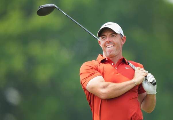 June 6, 2025, Caledon, On, CANADA: Rory McIlroy tees off on the fifth hole during second round of the RBC Canadian Open golf tournament in Caledon, Ont., on Friday, June 6, 2025. Golf 2025: Canadian Open: Second Round  - ZUMAc35_ 20250606_zaf_c35_134 Copyright: xNathanxDenettex