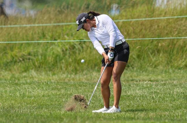 LPGA, Golf Damen 2025: ShopRite LPGA Classic Presented By Acer JUN 06 June 06, 2025: Auston Kim hits out off the rough during the ShopRite LPGA Classic Presented by Acer in Galloway, NJ. Mike Langish CSM (Credit Image: Ã‚Â Mike Langish Cal Media) (Credit Image: Ã‚Â Mike Langish Cal Sport Media) (Credit Image: Â Mike Langish Cal Sport Media) Galloway New Jersey United States of America EDITORIAL USE ONLY Copyright: xx ZUMA-20250606_zma_c04_128.jpg MikexLangishx csmphotothree390332
