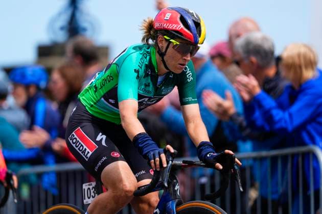 2025 Lloyds Tour of Britain Women Picture by Olly Hassell SWpix.com - 06 06 2025 - Cycling - UCI Women s World Tour - 2025 Lloyds Tour of Britain Women - Stage 2: Hartlepool to Saltburn-by-the-Sea - Kim Le Court Pienaar (AG Insurance - Soudal Team) Copyright: x xSWpix.comx(t axPhotographyxHubxLtd)xOllyxHassell SWpix.comx SWP-2945-0207