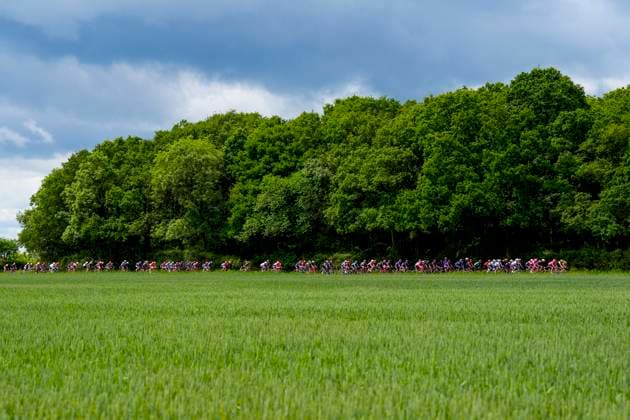 2025 Lloyds Tour of Britain Women Picture by Olly Hassell SWpix.com - 06 06 2025 - Cycling - UCI Women s World Tour - 2025 Lloyds Tour of Britain Women - Stage 2: Hartlepool to Saltburn-by-the-Sea - The Peloton rolls through the British Countryside Copyright: x xSWpix.comx(t axPhotographyxHubxLtd)xOllyxHassell SWpix.comx SWP-2945-0231