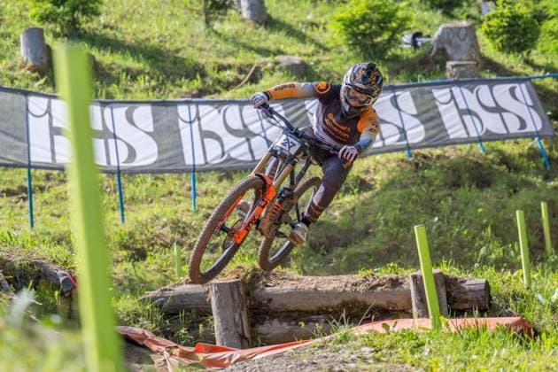 MOUNTAINBIKE - UCI MTB World Series LEOGANG,AUSTRIA,07.JUN.25 - CYCLING, MOUNTAIN BIKE - UCI Mountainbike World Cup, downhill. Image shows Charlie Hatton (GBR).  GEPAxpictures xWolfgangxKofler