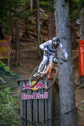 MOUNTAINBIKE - UCI MTB World Series LEOGANG,AUSTRIA,07.JUN.25 - CYCLING, MOUNTAIN BIKE - UCI Mountainbike World Cup, downhill. Image shows Andreas Kolb (AUT).  GEPAxpictures xWolfgangxKofler