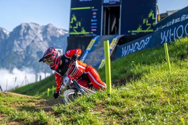 MOUNTAINBIKE - UCI MTB World Series LEOGANG,AUSTRIA,07.JUN.25 - CYCLING, MOUNTAIN BIKE - UCI Mountainbike World Cup, downhill. Image shows Gloria Scarsi (ITA).  GEPAxpictures xWolfgangxKofler