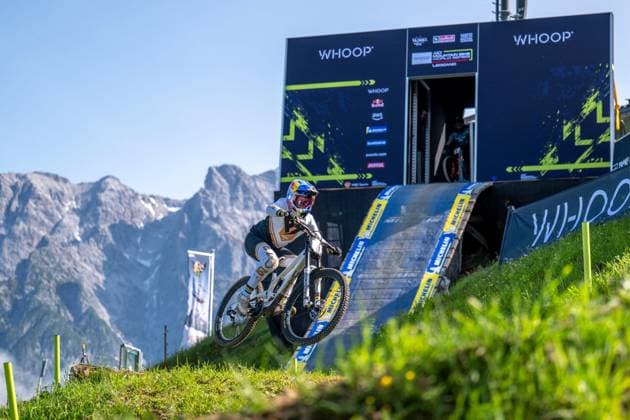 MOUNTAINBIKE - UCI MTB World Series LEOGANG,AUSTRIA,07.JUN.25 - CYCLING, MOUNTAIN BIKE - UCI Mountainbike World Cup, downhill. Image shows Valentina Hoell (AUT).  GEPAxpictures xWolfgangxKofler