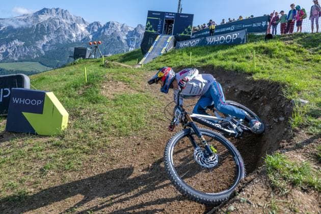 MOUNTAINBIKE - UCI MTB World Series LEOGANG,AUSTRIA,07.JUN.25 - CYCLING, MOUNTAIN BIKE - UCI Mountainbike World Cup, downhill. Image shows Pedro Burns Contreras (CHI).  GEPAxpictures xWolfgangxKofler