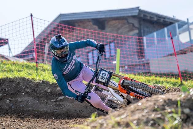 MOUNTAINBIKE - UCI MTB World Series LEOGANG,AUSTRIA,07.JUN.25 - CYCLING, MOUNTAIN BIKE - UCI Mountainbike World Cup, downhill. Image shows Dylan Levesque (FRA).  GEPAxpictures xWolfgangxKofler