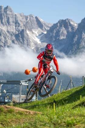 MOUNTAINBIKE - UCI MTB World Series LEOGANG,AUSTRIA,07.JUN.25 - CYCLING, MOUNTAIN BIKE - UCI Mountainbike World Cup, downhill. Image shows Gloria Scarsi (ITA).  GEPAxpictures xWolfgangxKofler