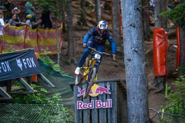 MOUNTAINBIKE - UCI MTB World Series LEOGANG,AUSTRIA,07.JUN.25 - CYCLING, MOUNTAIN BIKE - UCI Mountainbike World Cup, downhill. Image shows Aaron Gwin (USA).  GEPAxpictures xWolfgangxKofler