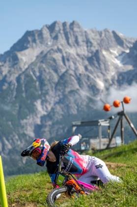 MOUNTAINBIKE - UCI MTB World Series LEOGANG,AUSTRIA,07.JUN.25 - CYCLING, MOUNTAIN BIKE - UCI Mountainbike World Cup, downhill. Image shows Tahnee Seagrave (GBR).  GEPAxpictures xWolfgangxKofler