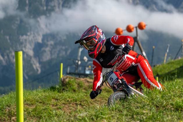 MOUNTAINBIKE - UCI MTB World Series LEOGANG,AUSTRIA,07.JUN.25 - CYCLING, MOUNTAIN BIKE - UCI Mountainbike World Cup, downhill. Image shows Gloria Scarsi (ITA).  GEPAxpictures xWolfgangxKofler