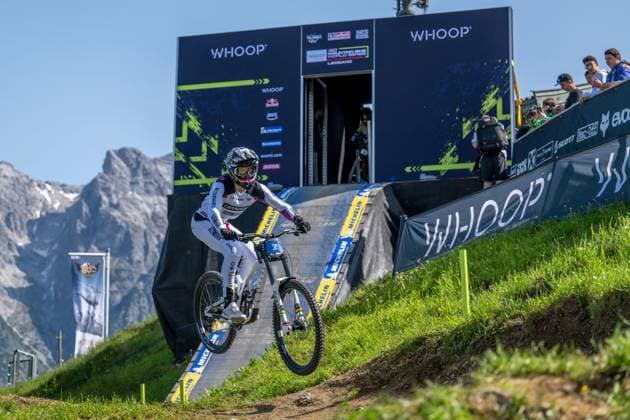 MOUNTAINBIKE - UCI MTB World Series LEOGANG,AUSTRIA,07.JUN.25 - CYCLING, MOUNTAIN BIKE - UCI Mountainbike World Cup, downhill. Image shows Loris Vergier (FRA).  GEPAxpictures xWolfgangxKofler