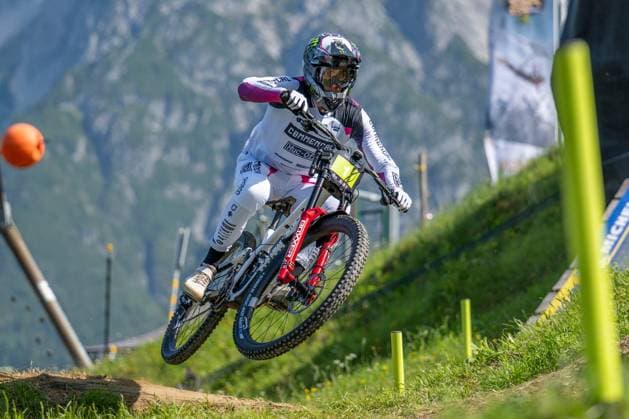 MOUNTAINBIKE - UCI MTB World Series LEOGANG,AUSTRIA,07.JUN.25 - CYCLING, MOUNTAIN BIKE - UCI Mountainbike World Cup, downhill. Image shows Amaury Pierron (FRA).  GEPAxpictures xWolfgangxKofler