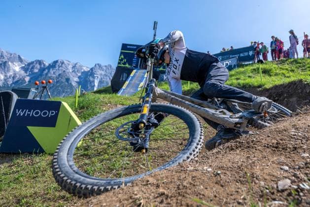 MOUNTAINBIKE - UCI MTB World Series LEOGANG,AUSTRIA,07.JUN.25 - CYCLING, MOUNTAIN BIKE - UCI Mountainbike World Cup, downhill. Image shows Jules Troillett (SUI).  GEPAxpictures xWolfgangxKofler