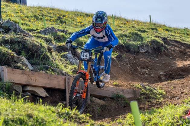 MOUNTAINBIKE - UCI MTB World Series LEOGANG,AUSTRIA,07.JUN.25 - CYCLING, MOUNTAIN BIKE - UCI Mountainbike World Cup, downhill. Image shows Ryan Pinkerton (USA).  GEPAxpictures xWolfgangxKofler