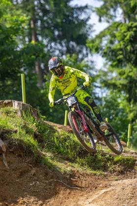 MOUNTAINBIKE - UCI MTB World Series LEOGANG,AUSTRIA,07.JUN.25 - CYCLING, MOUNTAIN BIKE - UCI Mountainbike World Cup, downhill. Image shows Troy Brosnan (AUS).  GEPAxpictures xWolfgangxKofler