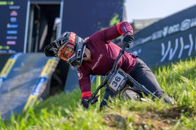 MOUNTAINBIKE - UCI MTB World Series LEOGANG,AUSTRIA,07.JUN.25 - CYCLING, MOUNTAIN BIKE - UCI Mountainbike World Cup, downhill. Image shows Emily Carrick Anderson (GBR).  GEPAxpictures xWolfgangxKofler