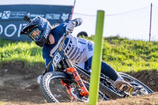 MOUNTAINBIKE - UCI MTB World Series LEOGANG,AUSTRIA,07.JUN.25 - CYCLING, MOUNTAIN BIKE - UCI Mountainbike World Cup, downhill. Image shows Jenna Hastings (NZL).  GEPAxpictures xWolfgangxKofler