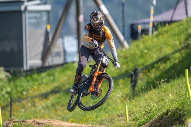 MOUNTAINBIKE - UCI MTB World Series LEOGANG,AUSTRIA,07.JUN.25 - CYCLING, MOUNTAIN BIKE - UCI Mountainbike World Cup, downhill. Image shows Luke Wayman (NZL).  GEPAxpictures xWolfgangxKofler