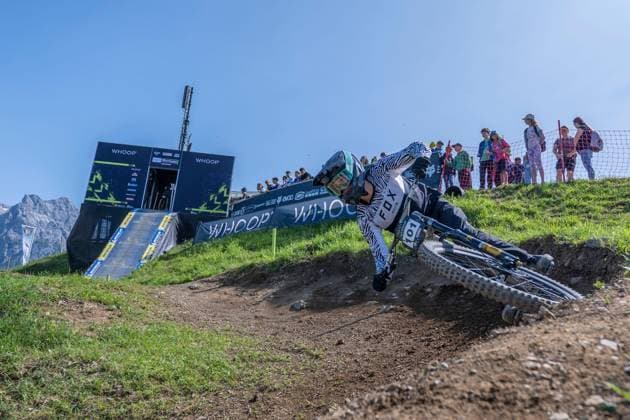 MOUNTAINBIKE - UCI MTB World Series LEOGANG,AUSTRIA,07.JUN.25 - CYCLING, MOUNTAIN BIKE - UCI Mountainbike World Cup, downhill. Image shows Jules Troillett (SUI).  GEPAxpictures xWolfgangxKofler