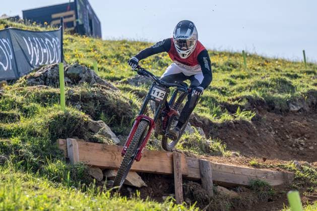 MOUNTAINBIKE - UCI MTB World Series LEOGANG,AUSTRIA,07.JUN.25 - CYCLING, MOUNTAIN BIKE - UCI Mountainbike World Cup, downhill. Image shows Jan Pajak (POL).  GEPAxpictures xWolfgangxKofler