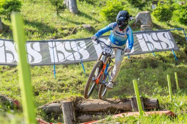 MOUNTAINBIKE - UCI MTB World Series LEOGANG,AUSTRIA,07.JUN.25 - CYCLING, MOUNTAIN BIKE - UCI Mountainbike World Cup, downhill. Image shows Greg Williamson (GBR).  GEPAxpictures xWolfgangxKofler