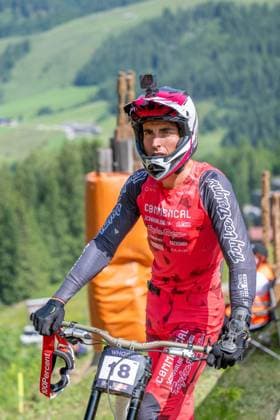 MOUNTAINBIKE - UCI MTB World Series LEOGANG,AUSTRIA,07.JUN.25 - CYCLING, MOUNTAIN BIKE - UCI Mountainbike World Cup, downhill. Image shows Antoine Pierron (FRA).  GEPAxpictures xWolfgangxKofler