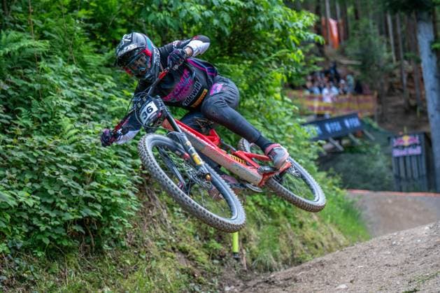 MOUNTAINBIKE - UCI MTB World Series LEOGANG,AUSTRIA,07.JUN.25 - CYCLING, MOUNTAIN BIKE - UCI Mountainbike World Cup, downhill. Image shows Stefano Introzzi (ITA).  GEPAxpictures xWolfgangxKofler