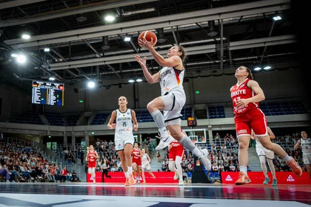 Basketball Heidelberg 06 06 2025 Test match DBB Women Germany GER Turkey TUR Jennifer Crowder Germany, No 07