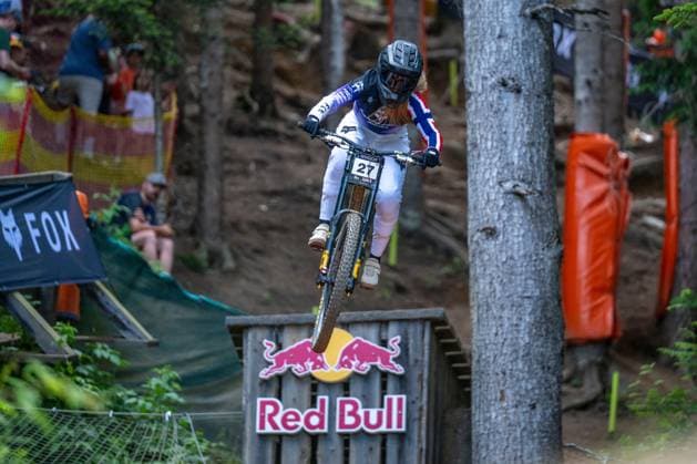 MOUNTAINBIKE - UCI MTB World Series LEOGANG,AUSTRIA,07.JUN.25 - CYCLING, MOUNTAIN BIKE - UCI Mountainbike World Cup, downhill. Image shows Frida Helena Ronnig (NOR).  GEPAxpictures xWolfgangxKofler
