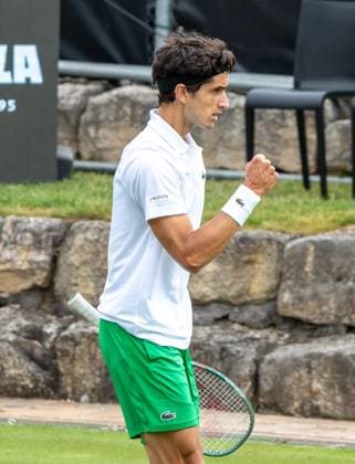 Pierre Hugues Herbert wins the first set 6 1, Maximilian Marterer vs Pierre Hugues Herbert, Tennis, Boss Open, Qualification, 07 06 2025, Maximilian Marterer vs Pierre Hugues Herbert, Tennis, Boss Open, Qualification, 07 06 2025, Stuttgart Copyright: xEibner-Pressefoto EdwardxCheungx EP_ECG