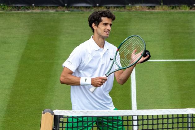 Pierre Hugues Herbert wins the match in two sets against Maximilian Marterer, Maximilian Marterer vs Pierre Hugues Herbert, Tennis, ATP Tournament, Boss Open, Qualification, 07 06 2025, Maximilian Marterer vs Pierre Hugues Herbert, Tennis, ATP Tournament, Boss Open, Qualification, 07 06 2025, Stuttgart Copyright: xEibner-Pressefoto EdwardxCheungx EP_ECG