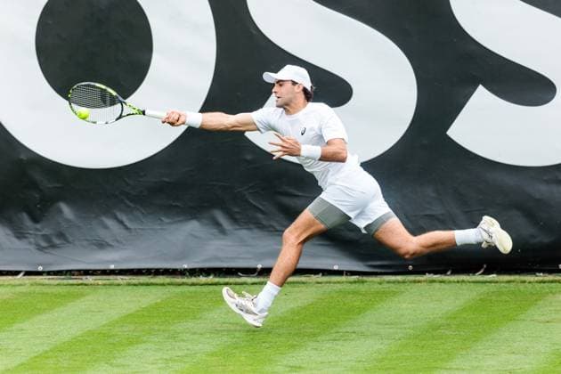 BOSS OPEN ATP250 07 06 2025 Eliot Spizzirri USA in match against Li Tu AUS BOSS OPEN ATP250 Stuttgart, Tennisclub Weissenhof on 07 06 2025 Copyright: xBEAUTIFULxSPORTS Wunderlx