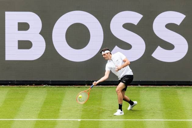 BOSS OPEN ATP250 07 06 2025 Taylor Fritz USA trains, Training BOSS OPEN ATP250 Stuttgart, Tennisclub Weissenhof on 07 06 2025 Copyright: xBEAUTIFULxSPORTS Wunderlx