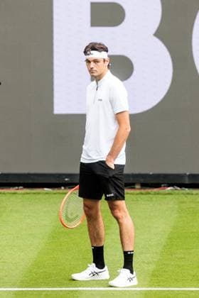 BOSS OPEN ATP250 07 06 2025 Taylor Fritz USA trains, Training BOSS OPEN ATP250 Stuttgart, Tennisclub Weissenhof on 07 06 2025 Copyright: xBEAUTIFULxSPORTS Wunderlx