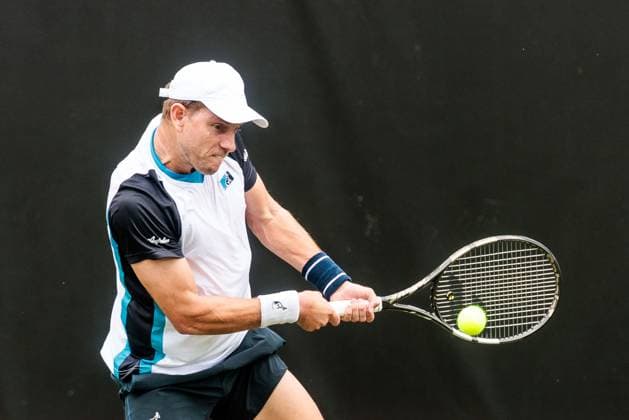 BOSS OPEN ATP250 07 06 2025 James Duckworth AUS in match against Benjamin Hassan LBN BOSS OPEN ATP250 Stuttgart, Tennisclub Weissenhof on 07 06 2025 Copyright: xBEAUTIFULxSPORTS Wunderlx